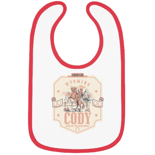 Cody wyoming wild west town Bibs