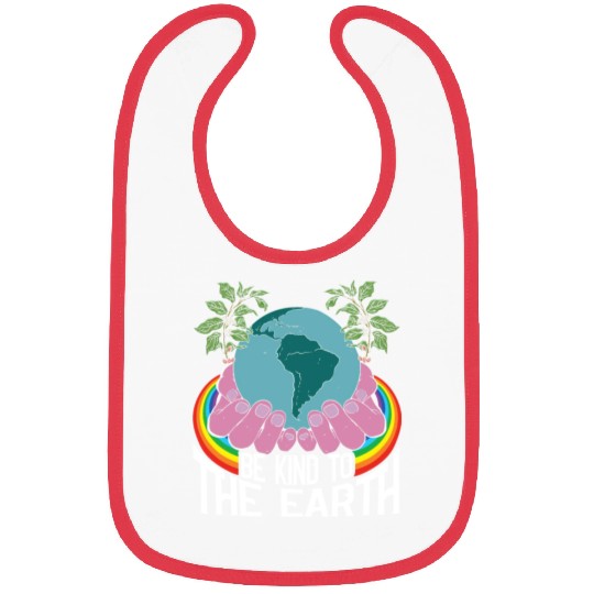 Be Kind To The Earth Rainbow Natural Environment Bibs