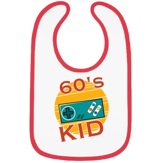 Gamer Kid Retro 60s 1960s Bibs