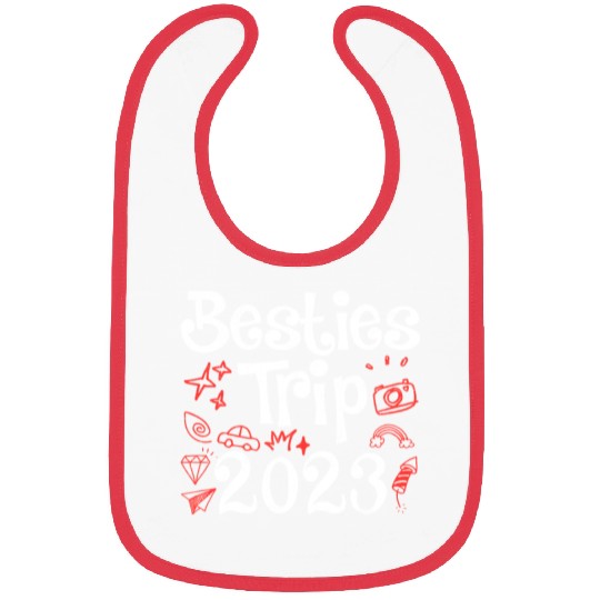 Besties Trip 2023 Summer Vacation Spring Break Bibs