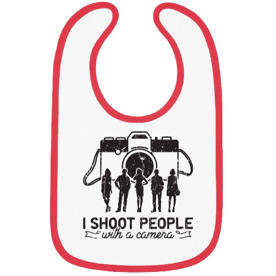 I shoot people (with a camera) - Photography Bibs
