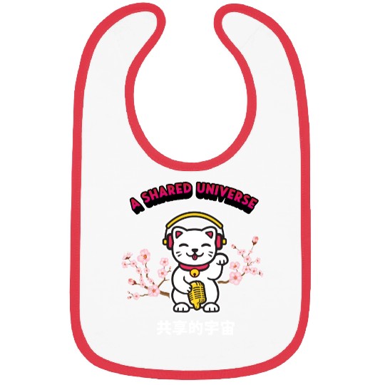 A Shared Universe Lucky Cat Bibs