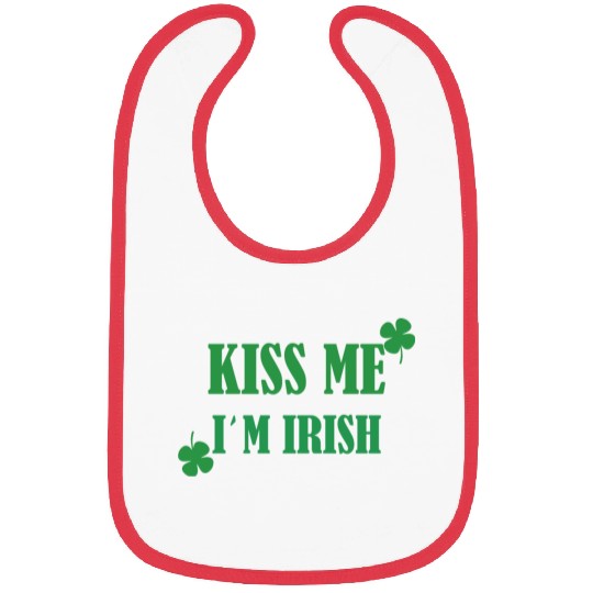 kiss me im irish Bibs