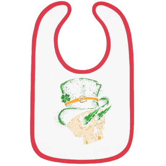 st patrick's skull Bibs