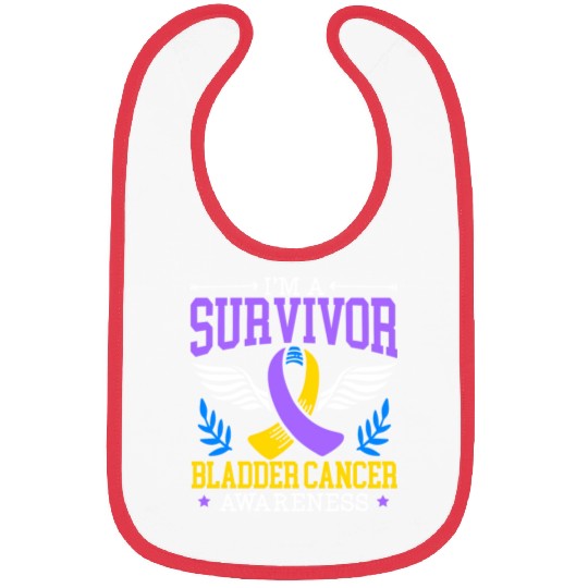 Bladder Cancer Survivor Bladder Cancer Awareness Bibs