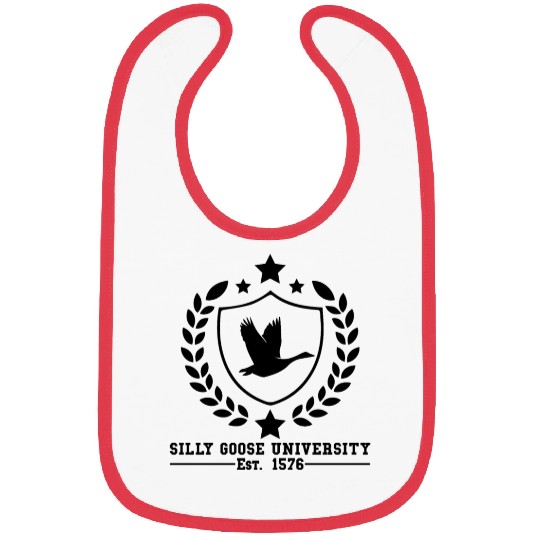 Silly Goose University Established 1576 Goose Bibs