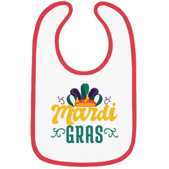 Mardi Gras Retro Vintage Mardi Gras Bibs
