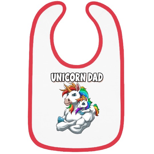 Unicorn Dad for a Unicorn lovers Bibs