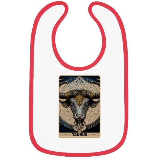 Taurus Astrology Starsign Zodiac Tarot Card Witch Bibs