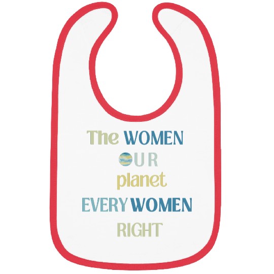 Embrace Equity Happy Women's Day Bibs