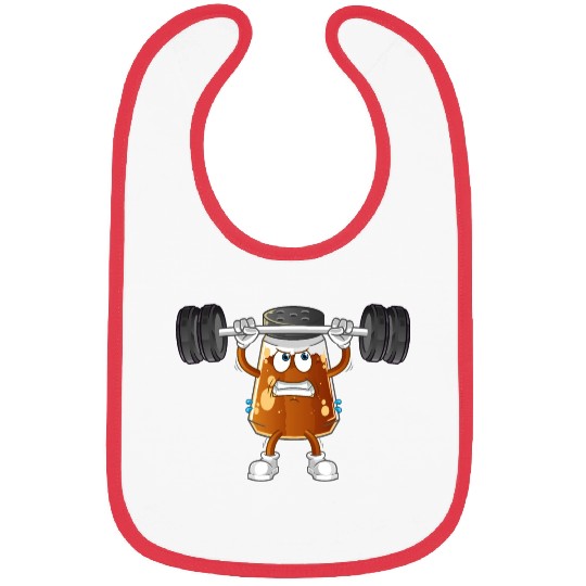 funny gym Pepper Bibs