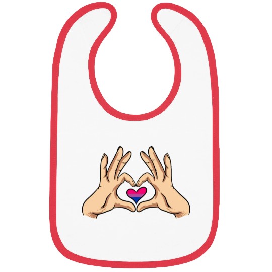 Bisexual Heart Bibs
