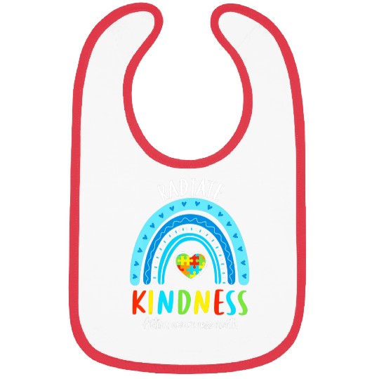 Autism Awareness Special Teacher Radiate Kindness Bibs