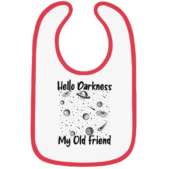 Hello Darkness My Old Friend Astrophysicist Bibs