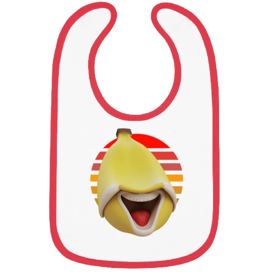 Funny banana at sunset Bibs