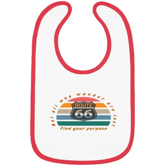 Not All Who Wander Are Lost Bibs