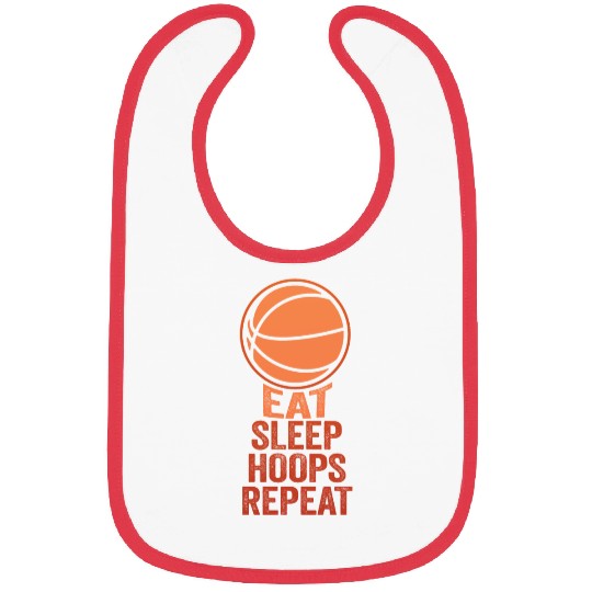 Eat Sleep Hoops Repeat Basketball Team Bibs