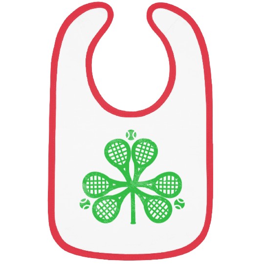 Tennis Shamrock Clover St Patricks Day Player Coac Bibs