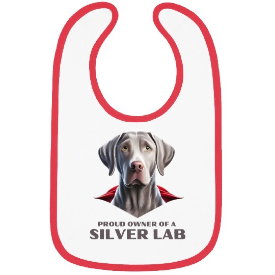 Silver labrador | Proud owner of a Silver lab Bibs