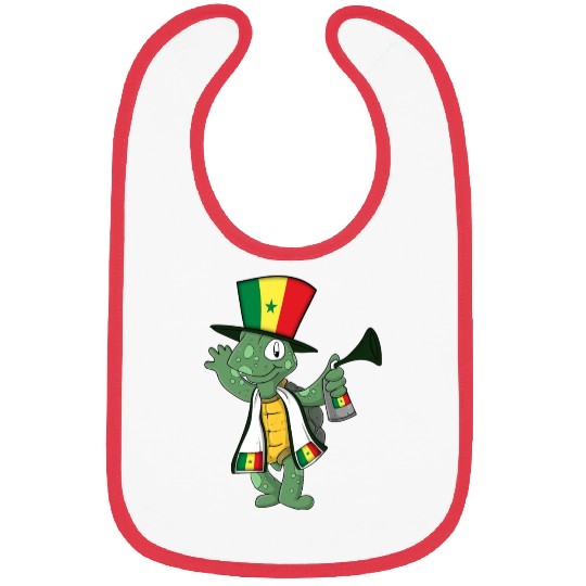 Senegalese Fan Turtle Bibs