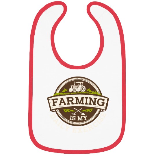 Farming Is My Daily Exercise Agribusiness Bibs