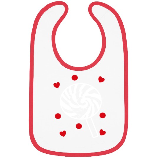 cute candy sweet lollipop lover Bibs