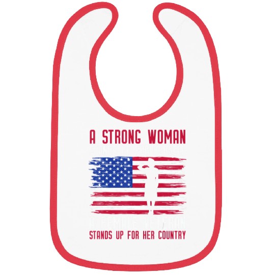 Female Veteran USA Bibs