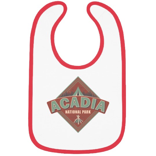 Acadia National Park Maine Vintage US Camping Bibs