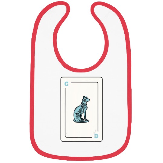Cat Playing card Cat Lovers Gift Bibs