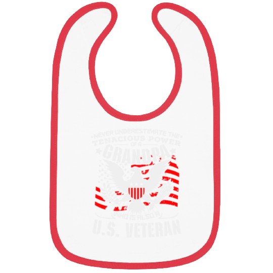 US Army Navy Marine Veteran Bibs