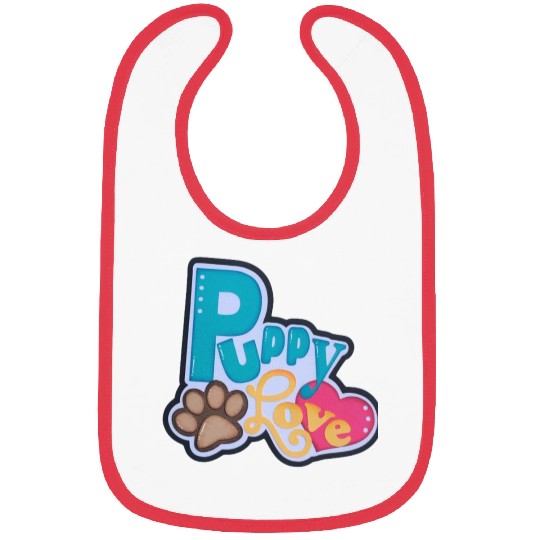 I love my dog,dogs lovers,funny dogs illustration Bibs