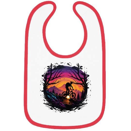 MTB Mountain biking Synthwave Mountain-Bike MTB Bibs