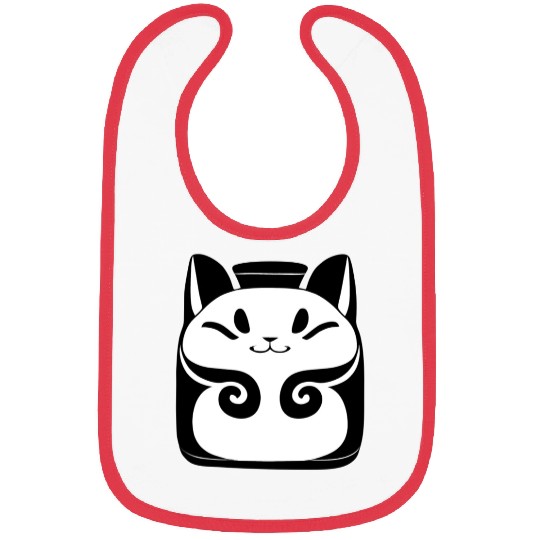 Maneki Neko Symbol of Luck Bibs