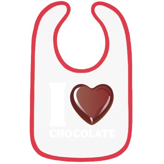 I Love Chocolate Bibs