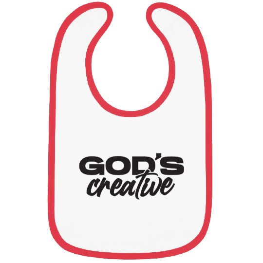 God's Creative (black) Bibs