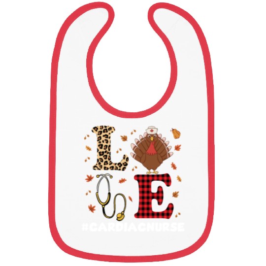 Thanksgiving Cardiac Nurse Costume Bibs