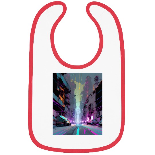 Modern Gothic AI PRINT Bibs