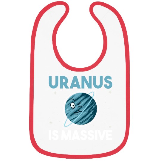 Funny Uranus Planet Space Lover Bibs
