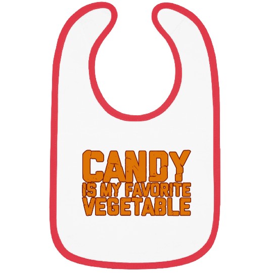 Candy Is My Favorite Vegetable 2 Bibs