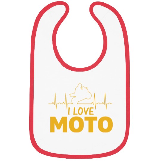 Motorcycle Heartbeat I love my Motorcycle Bibs