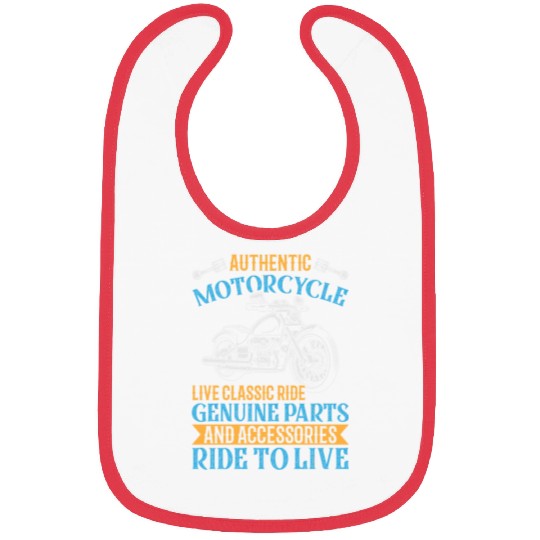 AUTHENTIC MOTORCYCLE LIVE CLASSIC RIDE GENUINE Bibs