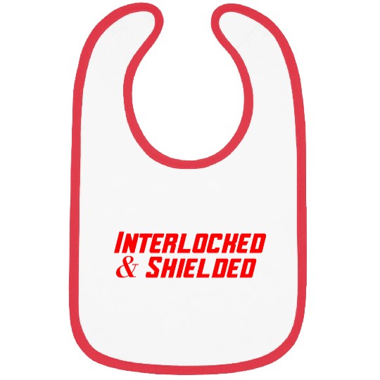 INTERLOCKED & SHIELDED - RED DESIGN Bibs