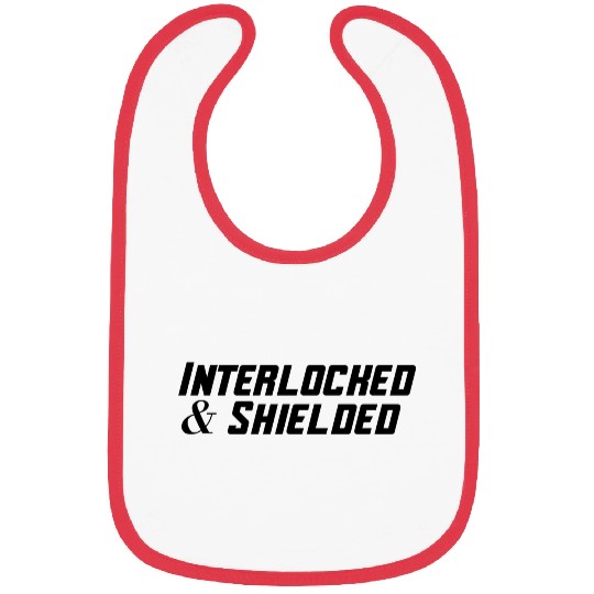 INTERLOCKED & SHIELDED - BLACK DESIGN Bibs