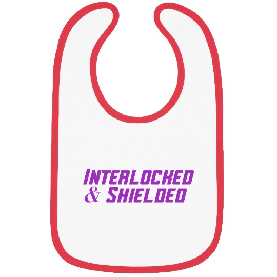 INTERLOCKED & SHIELDED - PURPLE DESIGN Bibs