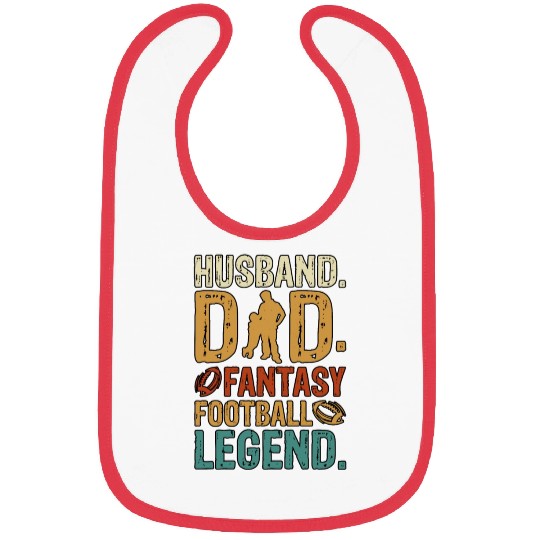 Husband Dad Fantasy Father's Day Fantasy Football Bibs