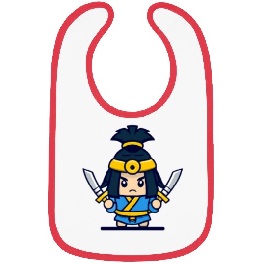 Samurai Japan Japanese fighter Bibs