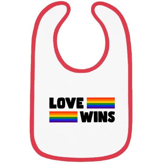 Pride LGBTQ. Statement Bibs