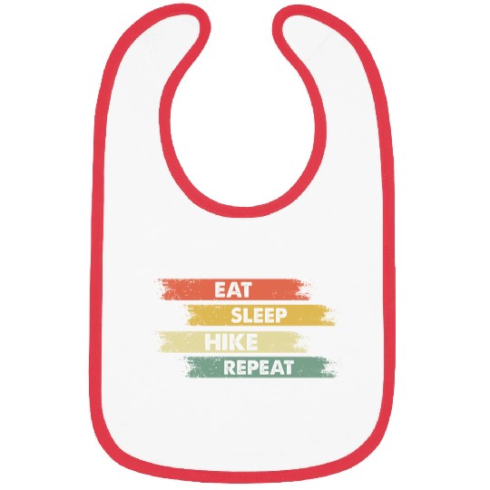 EAT SLEEP HIKING REPEAT Bibs