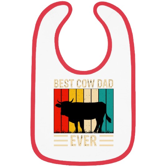 Best dad cow ever Bibs
