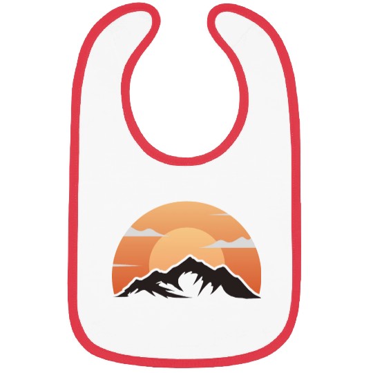 "Mountain Sunset: Embrace the Beauty of Nature" Bibs
